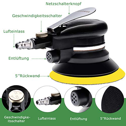 Druckluft Exzenterschleifer Poliermaschine - 2