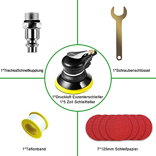 Druckluft Exzenterschleifer Poliermaschine - 4