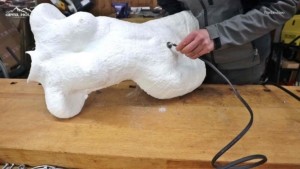 Frauen Skulptur aus Metall