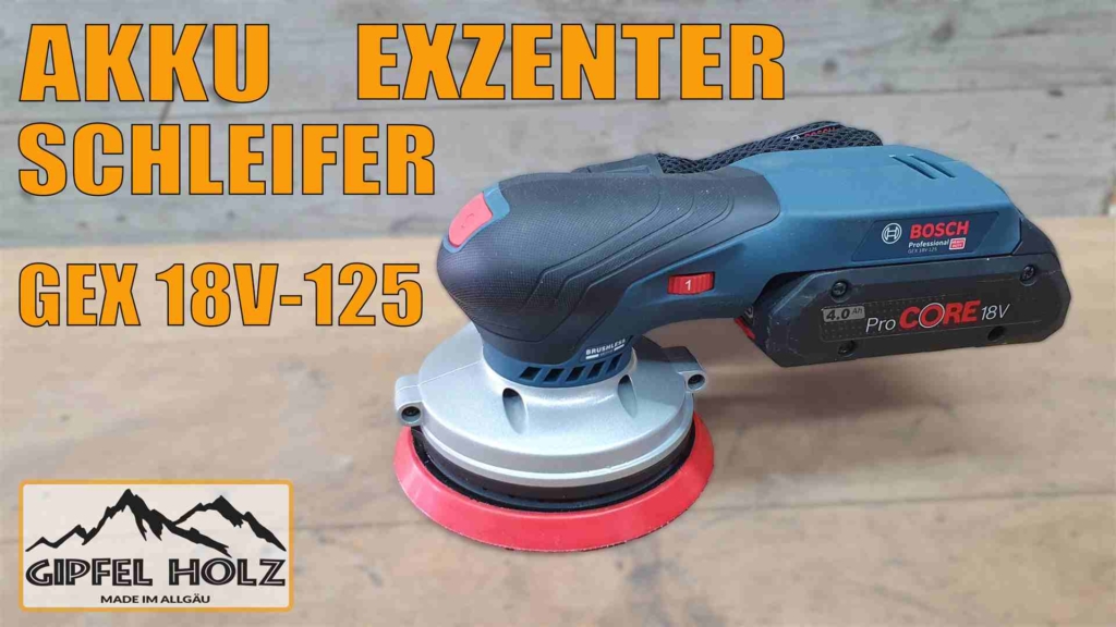 Exzenterschleifer GEX 18v-125 Test