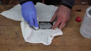 Alu mit Dioden Laser gravieren