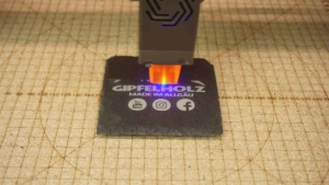Ortur Laser Master 3 Gravur auf Schiefer