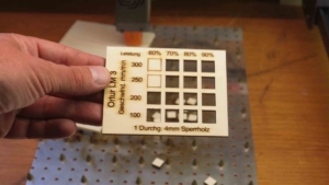 Ortur Laser Master 3 Schnitttest Diodenlaser Downlaod