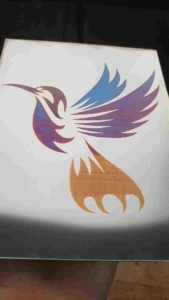 Edelstahl lasern - farbig lasern