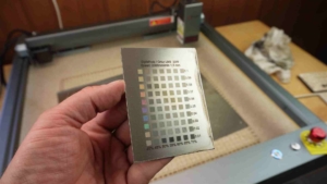 farbig mit dem diodenlaser auf edstahl lasern