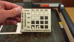 Diodenlaser im TEst Ortur