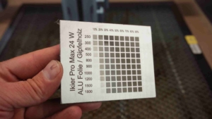 Alu gravur Diodenlaser Ikier Atomstack x40 pro max