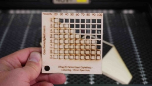 Schnitttest Datei kostenlos downloaden S1 xtool