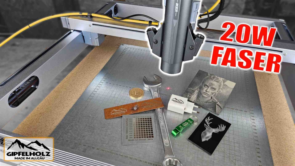 Faserlaser Test 20Watt