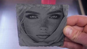 richtig lasern auf Schiefer