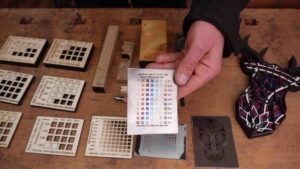 wie laser ich farbig auf edelstahl