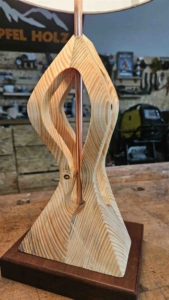 Sägetechnik Lampe bauen Holzwerken