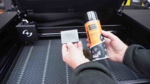 Aluminium mit CO2 Laser gravieren