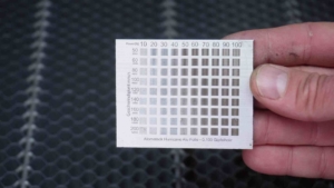 Alu markieren mit CO2 Laser