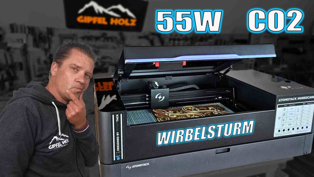 Atomstack Hurricane im Praxistest - Ersetzt der Hurricane den xTool P2S