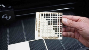 CO2 Laser Test Schnitttest 55W Atomstack