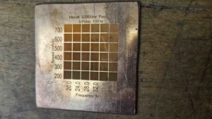 UV Laser commarker Omni Test