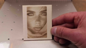 foto gravur holz uv laser xtool